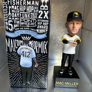 Mac miller Pittsburgh pirates bobble head sga